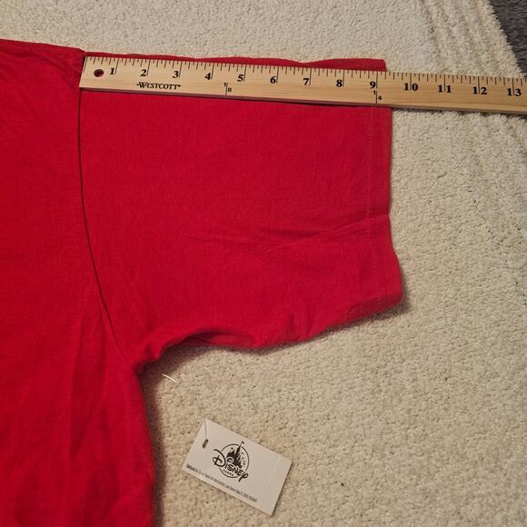 NWT Disney Epcot UK World Showcase Red Mickey T-Shirt "Tally Ho!" Sz XXL - Picture 8 of 9